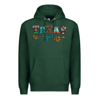 Sports Green texas girl serape turquoise leopard cowhide arrow Premium Hoodie - Artiststas