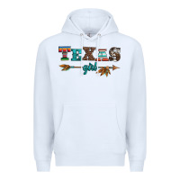 White texas girl serape turquoise leopard cowhide arrow Premium Hoodie - Artiststas