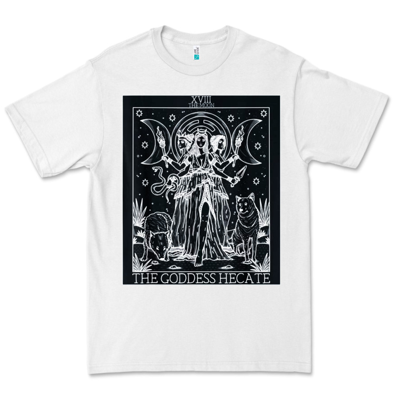 Hecate Tarot Card Triple Moon Goddess Witch Wiccan Pagan Premium Tee by artisFamous | Teevron