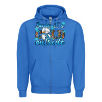 True Royal Baby it's cold outside Zipper Hoodie - RanaPortraitStore