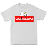 Dove Grey snoopreme Premium Tee - artisFamous