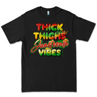 Black thick thighs juneteenth vibes Premium Tee - FaDigitalArtStudio