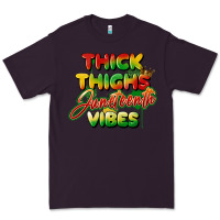 Plum thick thighs juneteenth vibes Premium Tee - FaDigitalArtStudio