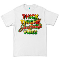 White thick thighs juneteenth vibes Premium Tee - FaDigitalArtStudio