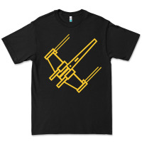 Black x wing starfighter Premium Tee - artisFamous