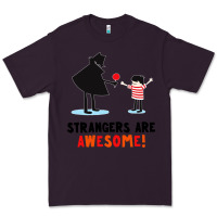 Plum strangers are awesome Premium Tee - artisFamous