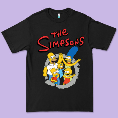 The Simpsons Funny Family Premium Tee Designed By Artisfamous