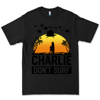 Black summer vacation charlie don't surf Premium Tee - artisFamous