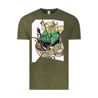 Vintage Olive ROLL INITIATIVE Vintage Tee - Bettercallsaul
