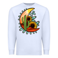 White turquoise desert moon Premium Sweatshirt - Jasminsmagicworld