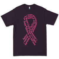 Plum Pink Ribbon Premium Tee - artisFamous