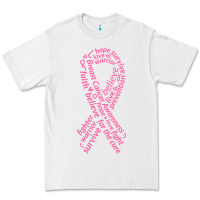 White Pink Ribbon Premium Tee - artisFamous