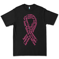 Black Pink Ribbon Premium Tee - artisFamous