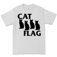 Dove Grey cat flag Premium Tee - artisFamous