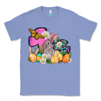 Colony Blue Easter rabbits and cross Classic Tee - OliviaCreatesArt