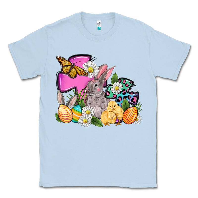 Easter Rabbits And Cross Classic Tee by OliviaCreatesArt | Teevron