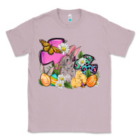 Lilac Easter rabbits and cross Classic Tee - OliviaCreatesArt