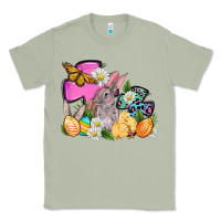 Matcha Easter rabbits and cross Classic Tee - OliviaCreatesArt