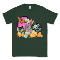 Sports Green Easter rabbits and cross Classic Tee - OliviaCreatesArt