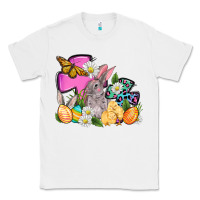 White Easter rabbits and cross Classic Tee - OliviaCreatesArt