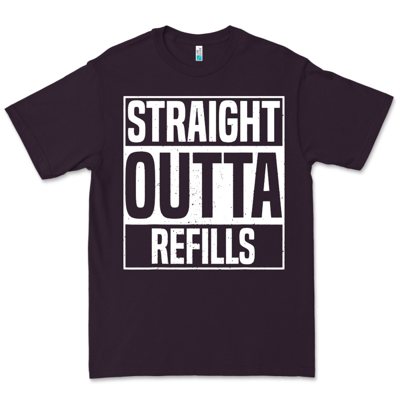 Straight Outta Refills Funny Pharmacy Technician Pharmacist Premium Tee by artisFamous | Teevron