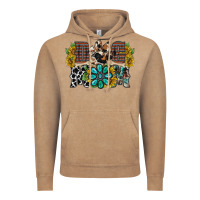 Vintage Coffee dog mom western Vintage Hoodie - RacoonDesign