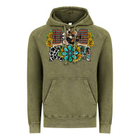 Vintage Olive dog mom western Vintage Hoodie - RacoonDesign