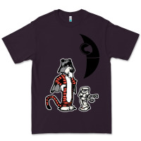 Plum hobbes and calvin Premium Tee - artisFamous