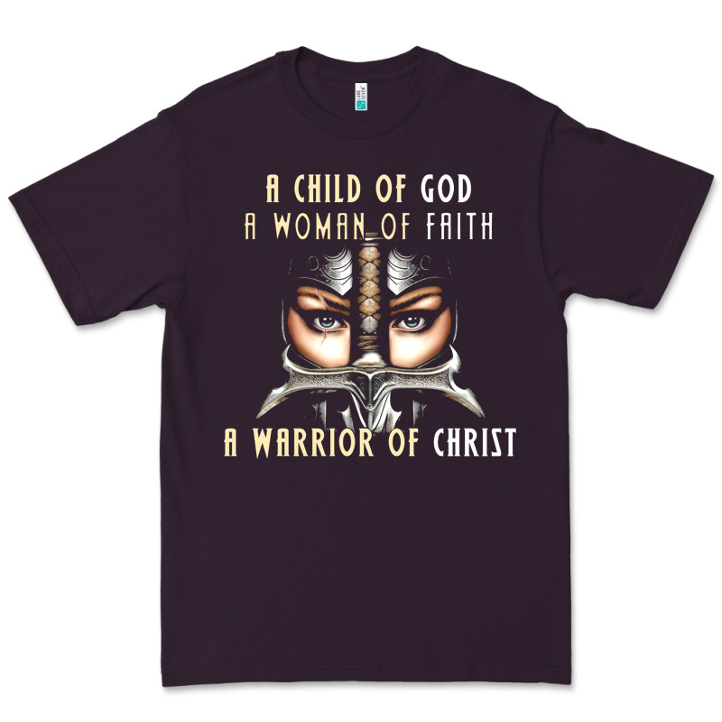 Child Of God Woman Of Faith Warrior Of Christ Premium Tee by artisFamous | Teevron