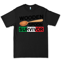 Black funny wooden spoon survivor Premium Tee - artisFamous