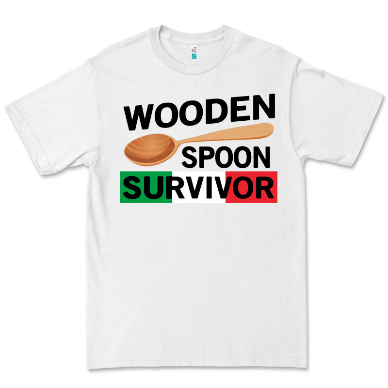 Funny Wooden Spoon Survivor Premium Tee by artisFamous | Teevron