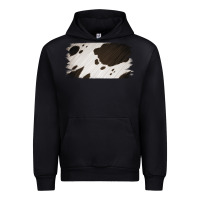 Black Cowhide Black and White Brush Strokes Background Urban Hoodie - Jasminsmagicworld