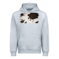 Heather Grey Cowhide Black and White Brush Strokes Background Urban Hoodie - Jasminsmagicworld