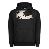 Pigment Black Cowhide Black and White Brush Strokes Background Urban Hoodie - Jasminsmagicworld
