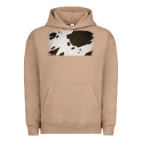 Pigment Burro Cowhide Black and White Brush Strokes Background Urban Hoodie - Jasminsmagicworld