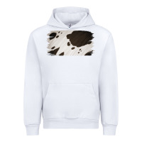 White Cowhide Black and White Brush Strokes Background Urban Hoodie - Jasminsmagicworld
