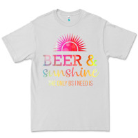 Dove Grey the only bs i need is beer sunshine Premium Tee - artisFamous