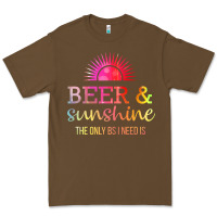 Cacao the only bs i need is beer sunshine Premium Tee - artisFamous