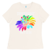 Bone Different Not Less Daisy Autism Puzzle Ladies Tee - CowhideDigitalArt