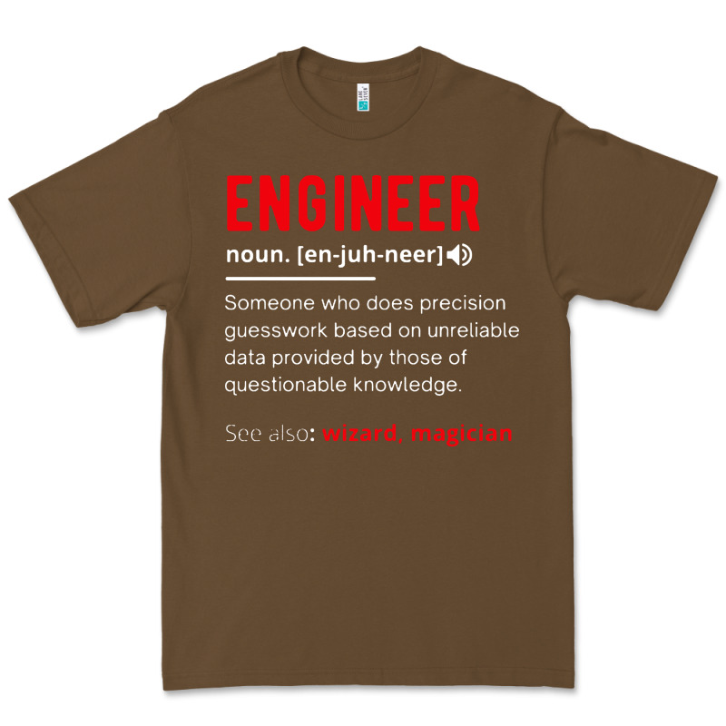 Engineer Definition Premium Tee by artisFamous | Teevron