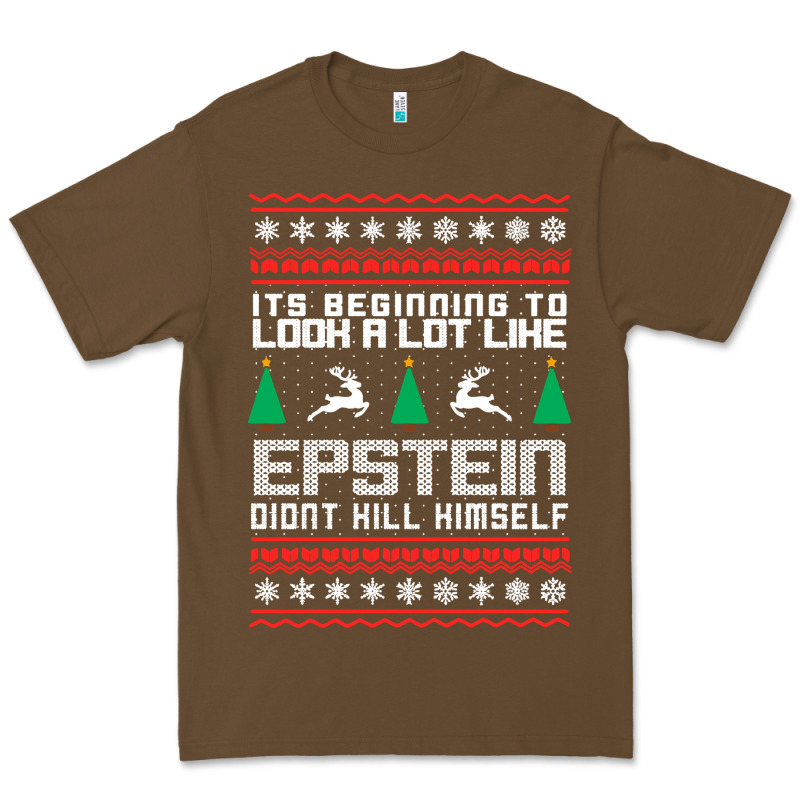 Epstein Didnt Kill Himself Christmas Premium Tee by artisFamous | Teevron