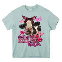 Arona Valentine's Day shut up and kiss me Holstein Cow Heavy Core Tee - FaDigitalArtStudio