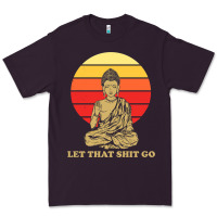 Plum let that shit go buddha Premium Tee - artisFamous