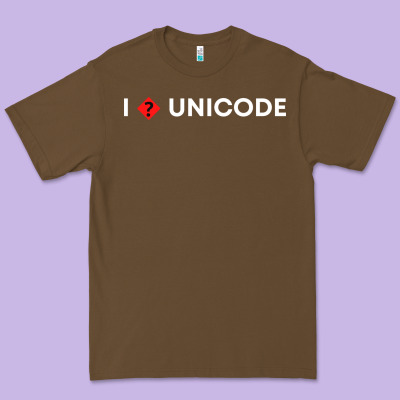 I � Unicode Premium Tee Designed By Artisfamous