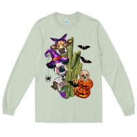 Matcha halloween cows Long Sleeve Tee - LillyAllenDesigns