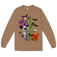 Toasted Coconut halloween cows Long Sleeve Tee - LillyAllenDesigns