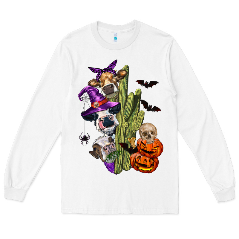 Halloween Cows Long Sleeve Tee by LillyAllenDesigns | Teevron