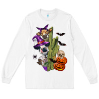White halloween cows Long Sleeve Tee - LillyAllenDesigns