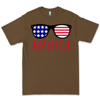 Cacao Merica Usa Flag Sunglasses 4th Of July Premium Tee - artisFamous