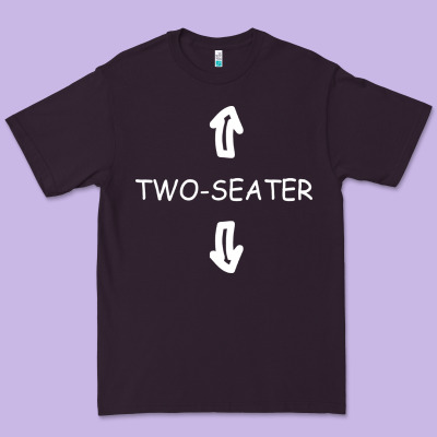 Two Seater Premium Tee Designed By Artisfamous